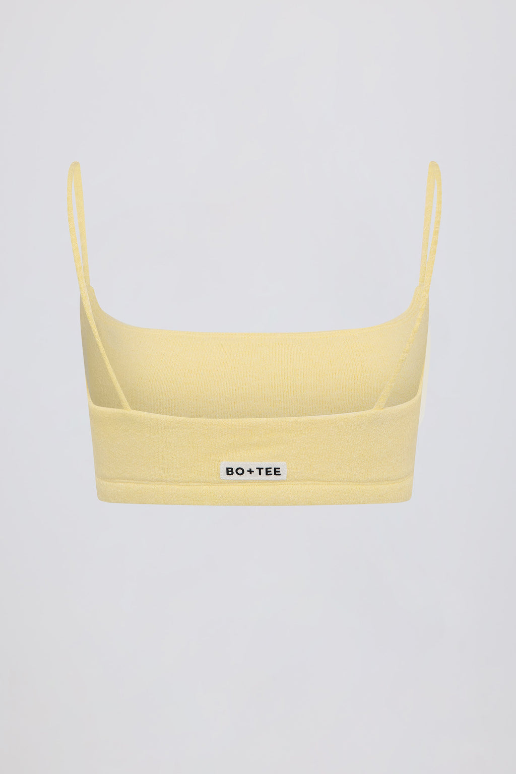 Square-Neck Bralette in Lemon