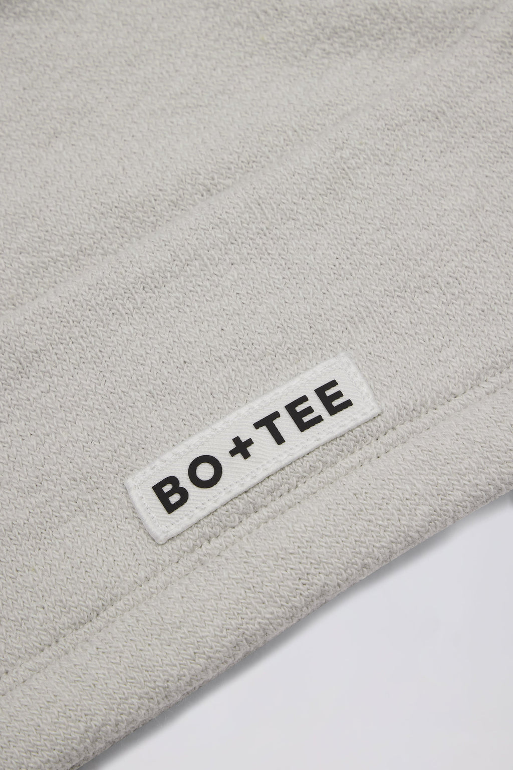 Square-Neck Bralette in Light Grey