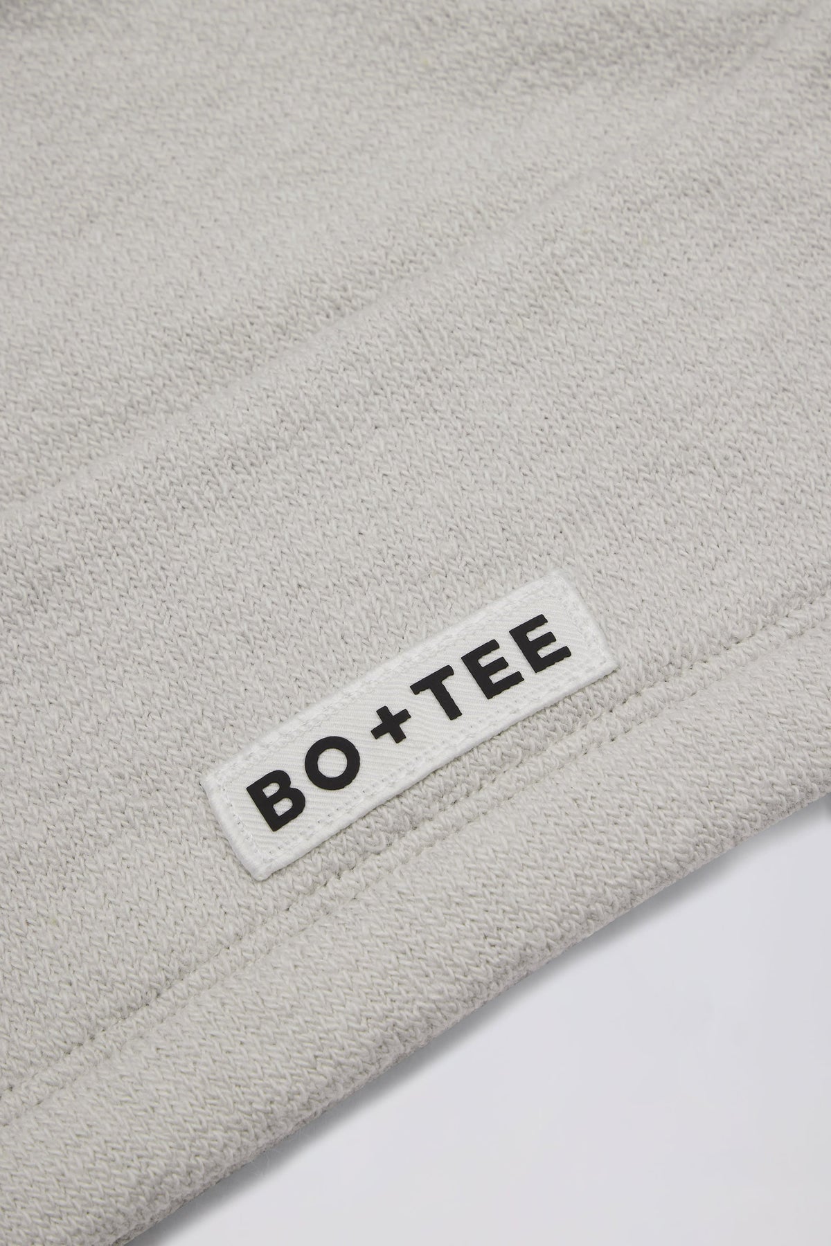 Square-Neck Bralette in Light Grey