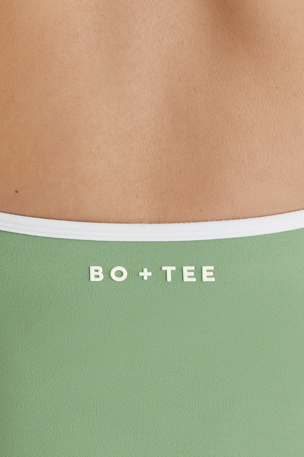 Soft Active V-Neck Halterneck Top in Green