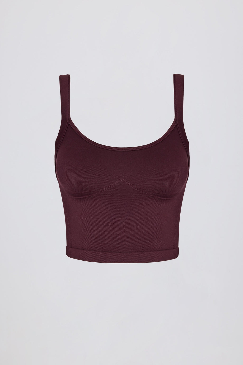 Super Sculpt Seamless Longline Camisole Top in Burgundy