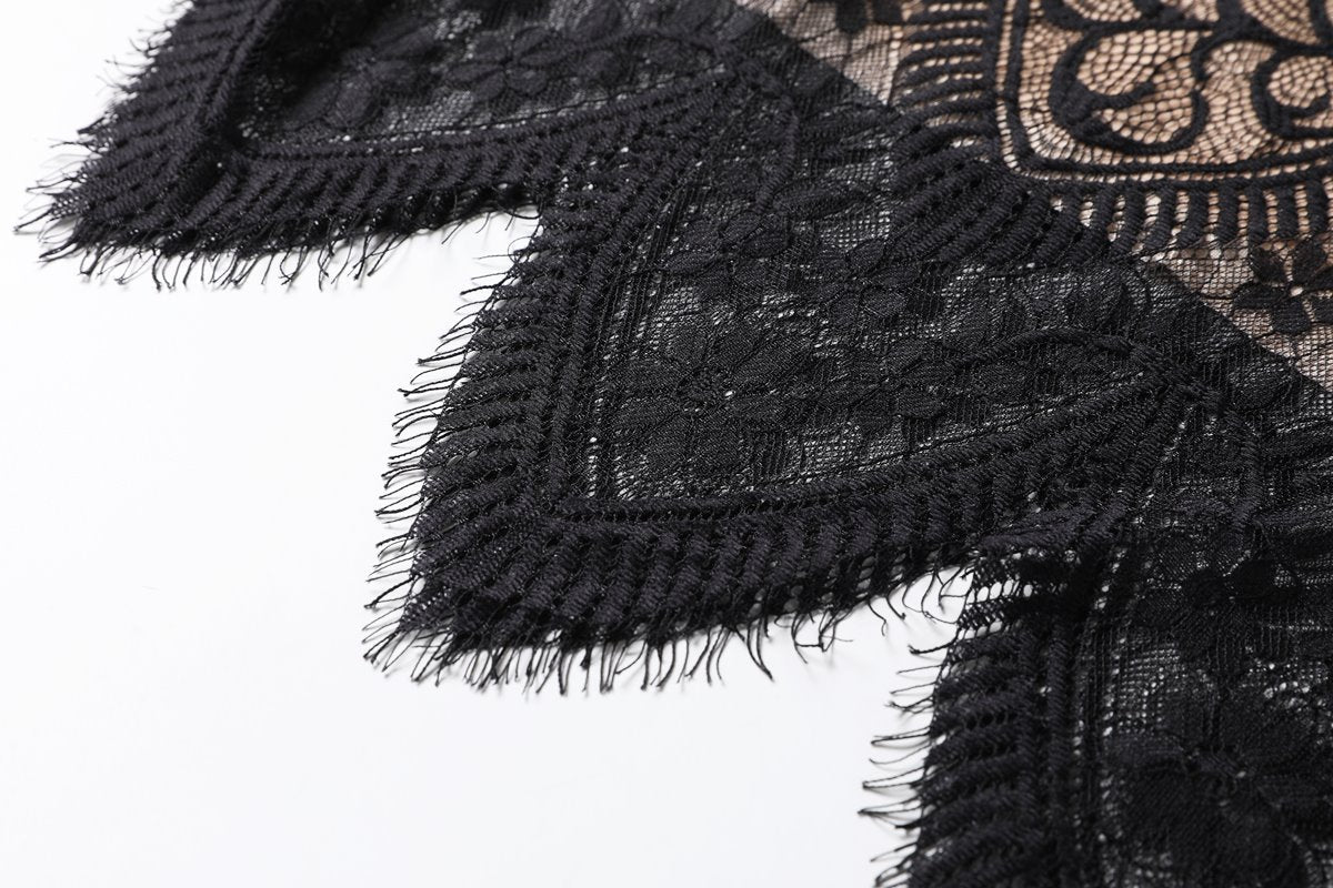 Azalea Plus Size Black Lace Cocktail Dress