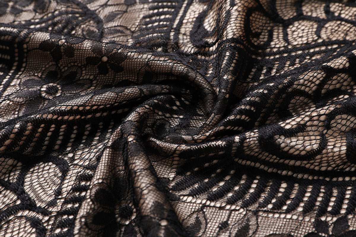 Azalea Plus Size Black Lace Cocktail Dress