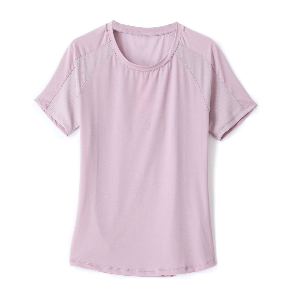 Helia Plus Size Mesh Dri Fit T Shirt Top