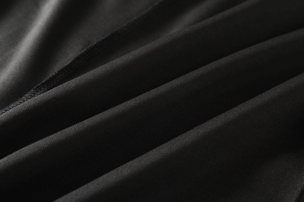 Dawn Plus Size Black Wrap Cocktail Dress