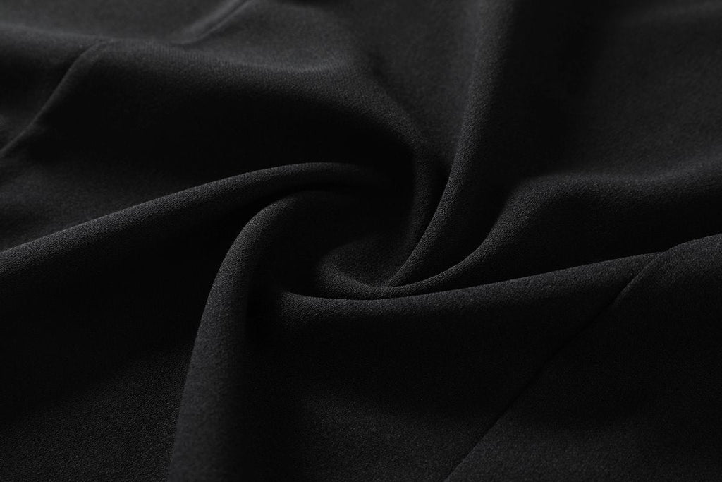 Dawn Plus Size Black Wrap Cocktail Dress