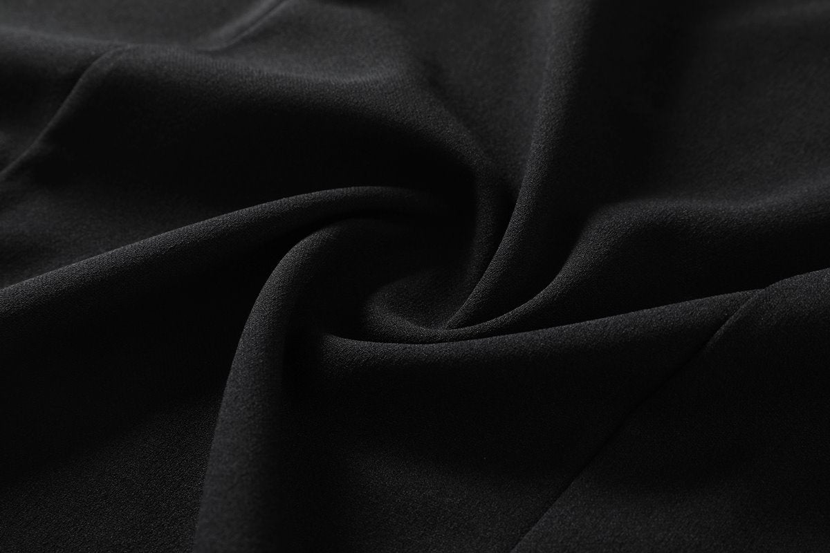 Dawn Plus Size Black Wrap Cocktail Dress