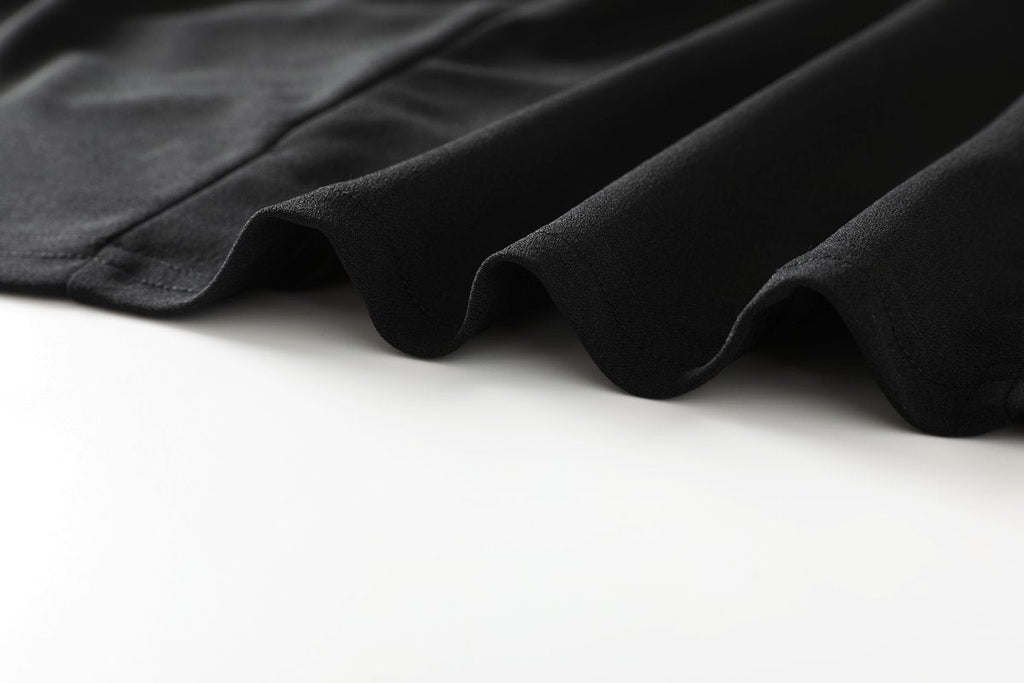 Dawn Plus Size Black Wrap Cocktail Dress