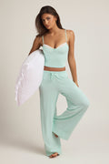 Modal Mid-Rise Pyjama Trousers in Mint