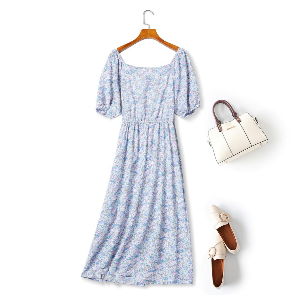 Plus Size Floral Halter Dress