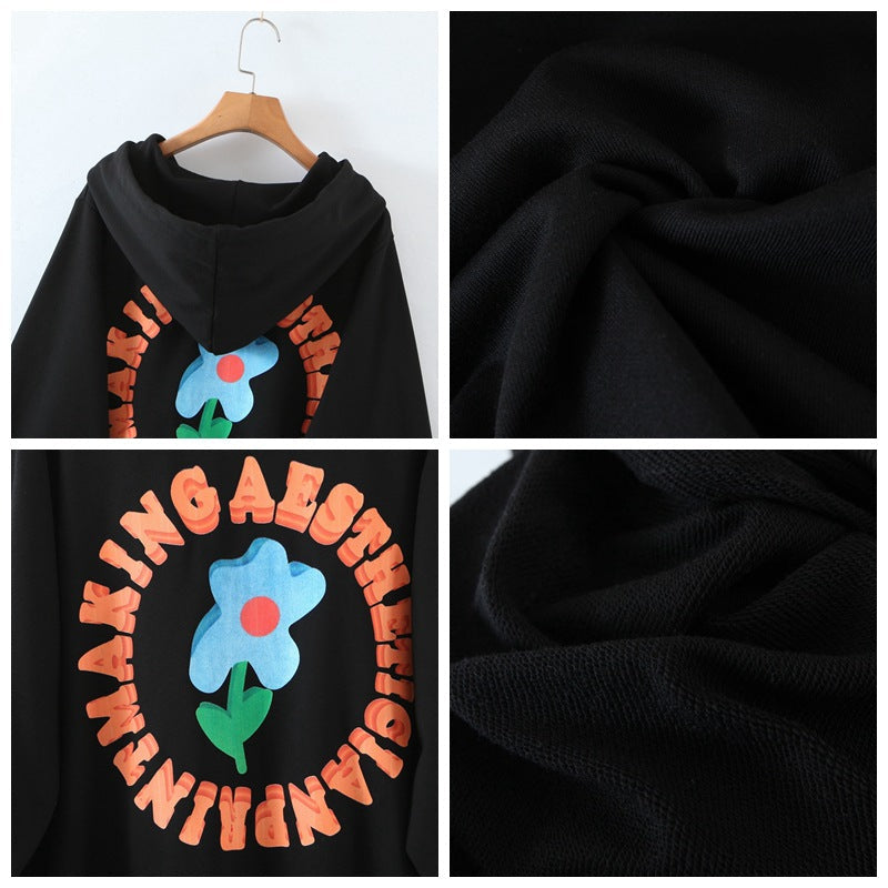 Plus Size Y2K Hoody Sweater