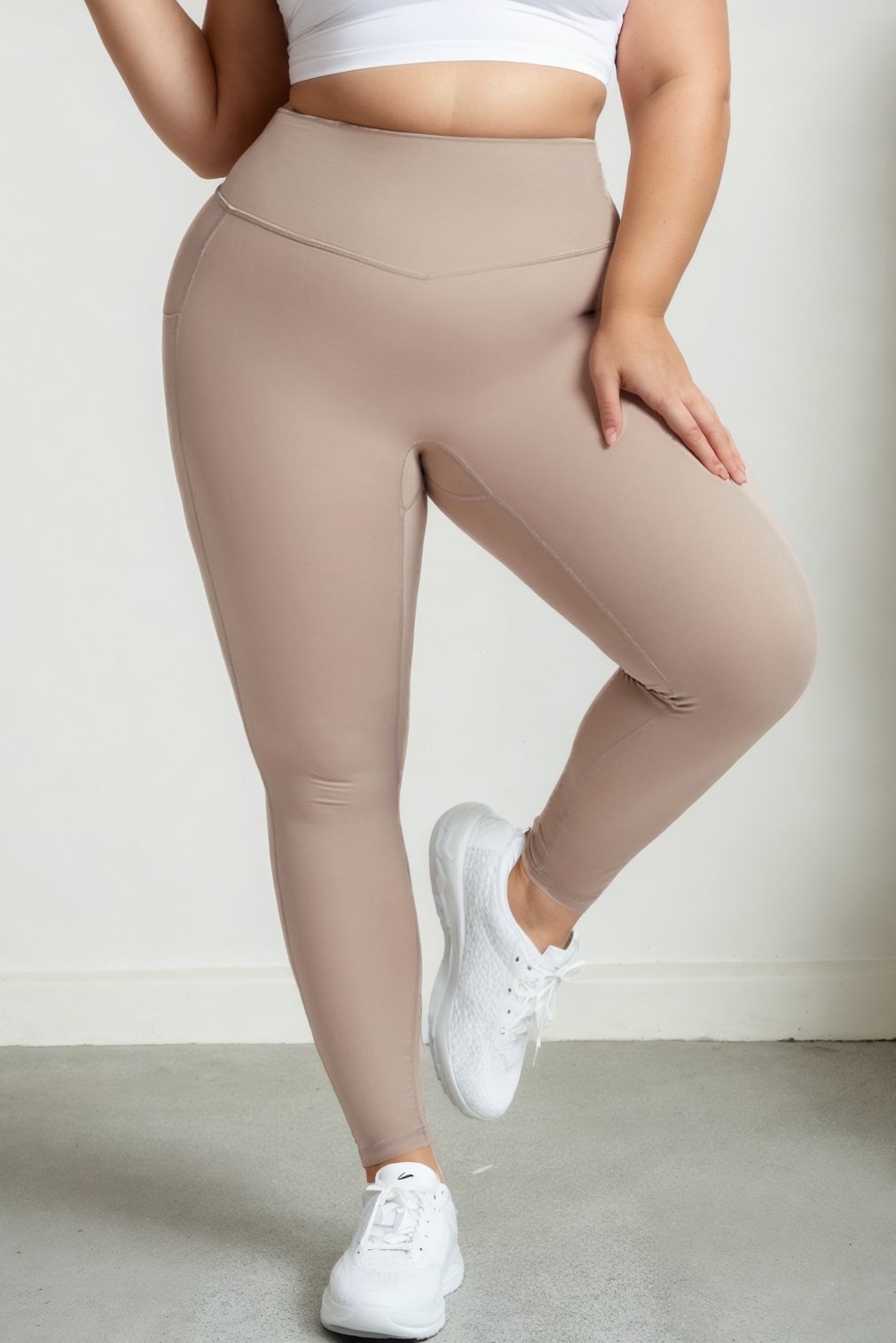 Cruz Plus Size Active Legging with Pockets