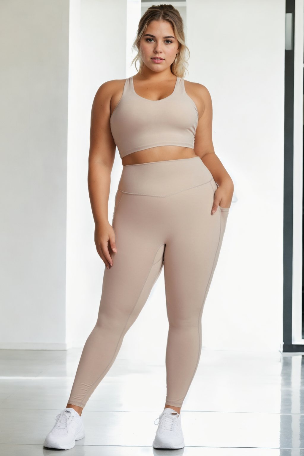 Cruz Plus Size Active Legging with Pockets