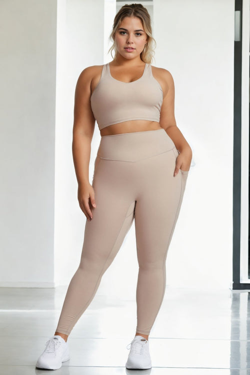 Cruz Plus Size Active Legging with Pockets