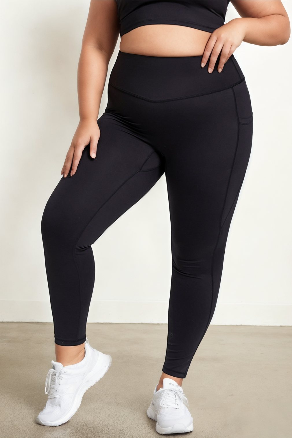 Cruz Plus Size Active Legging with Pockets