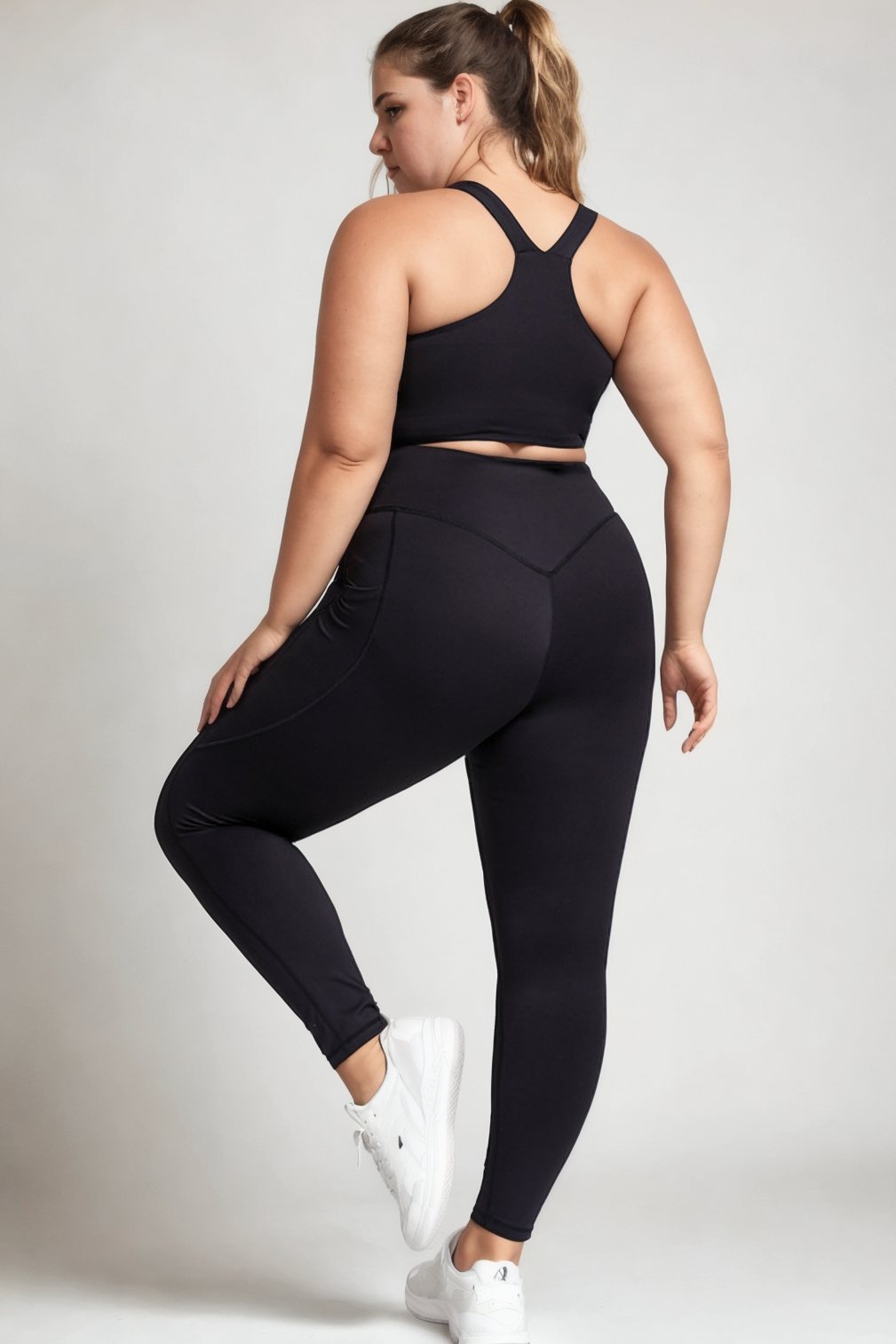 Cruz Plus Size Active Legging with Pockets