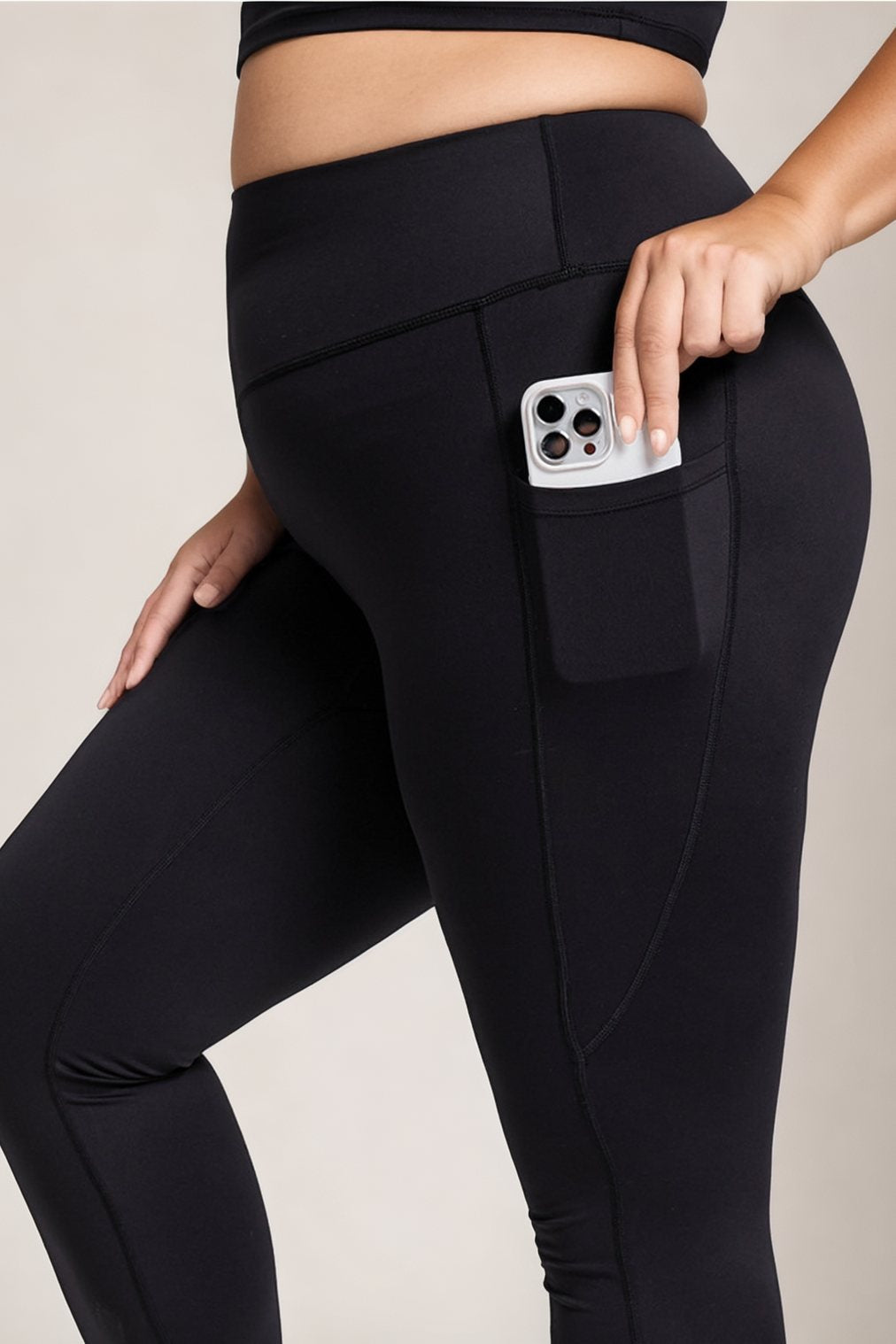 Cruz Plus Size Active Legging with Pockets