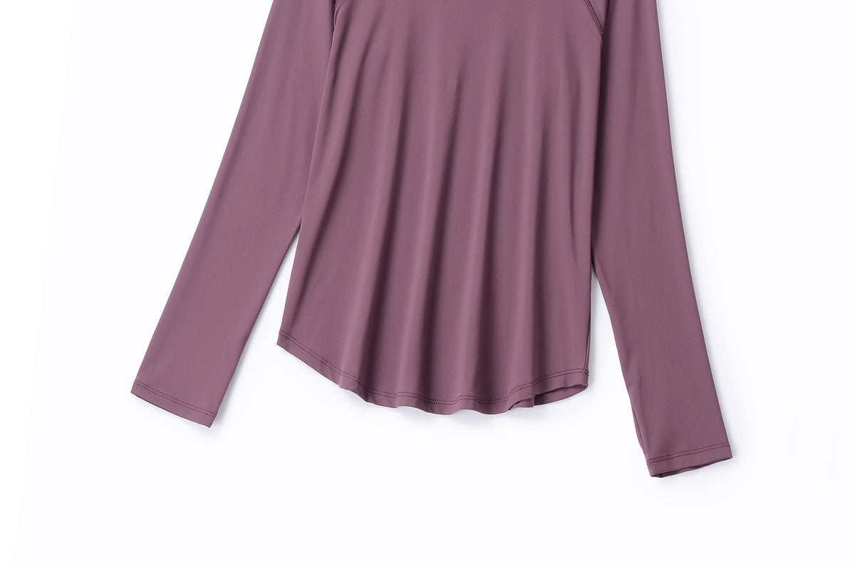 Plus Size Activewear Long Sleeve T Shirt