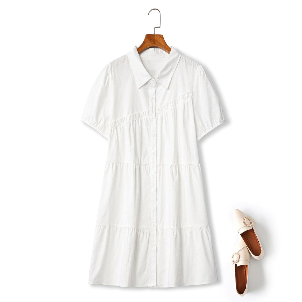 Plus Size Babydoll Shirt Dress