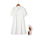 Plus Size Babydoll Shirt Dress