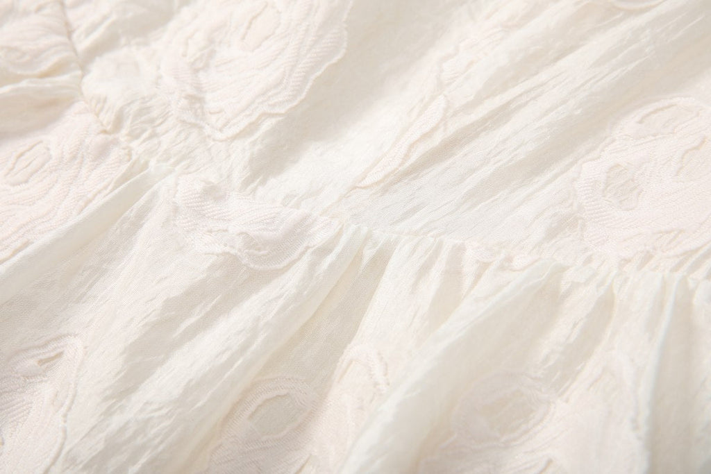 Plus Size Beige Floral Dress