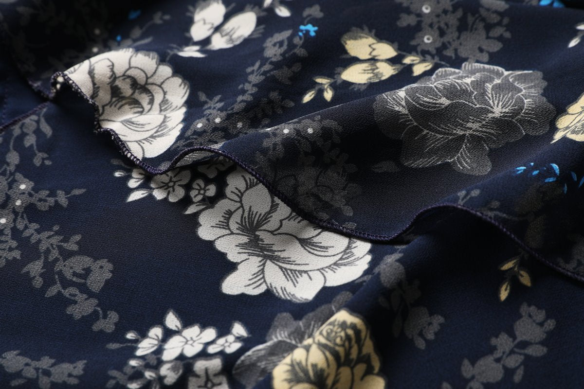 Abri Plus Size Bell Sleeve Floral Maxi Dress