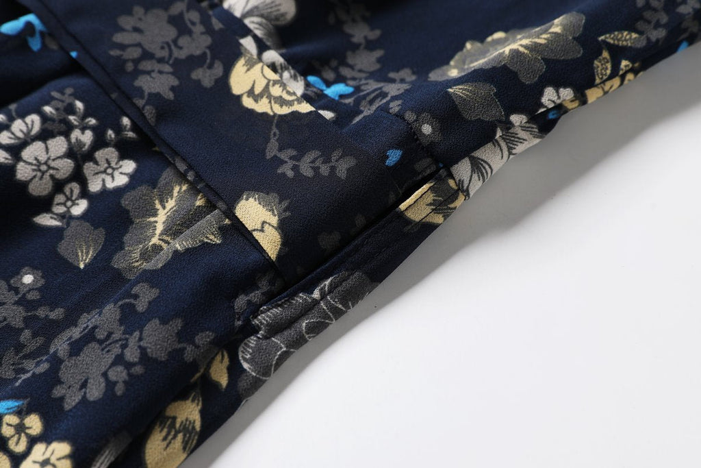 Abri Plus Size Bell Sleeve Floral Maxi Dress