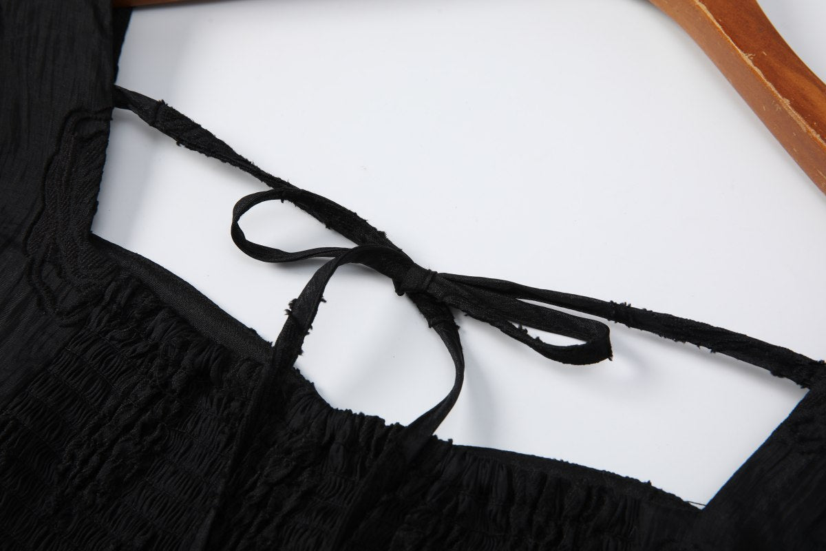 Plus Size Black Bustier Dress
