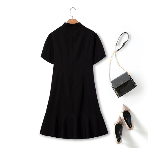 Ayelet Plus Size Black Cheongsam