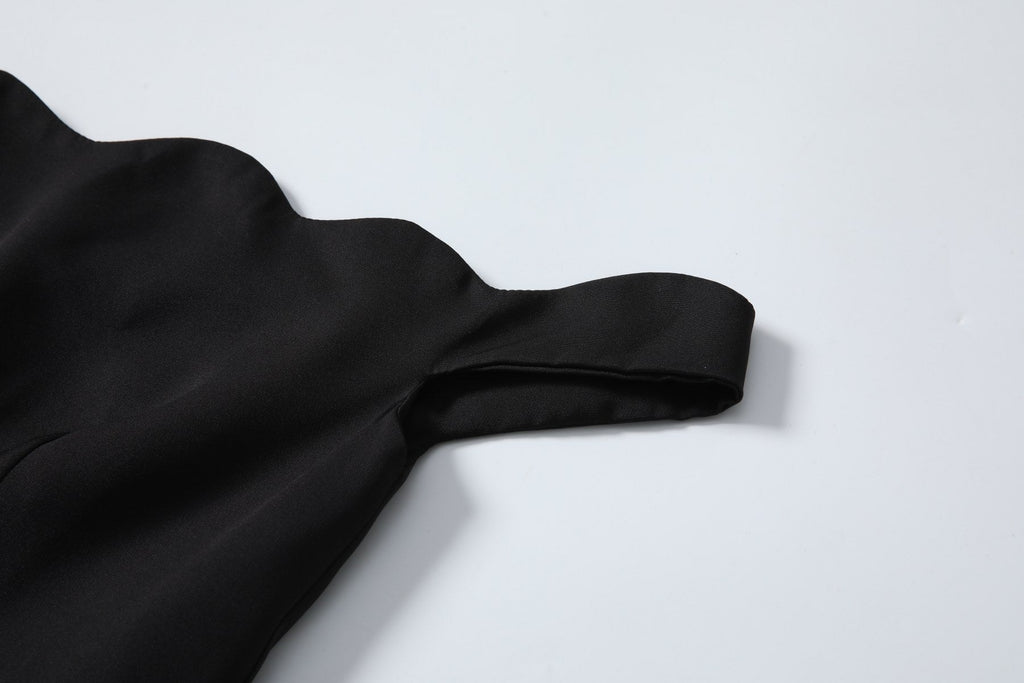 Keily Plus Size Black Off Shoulder Dress