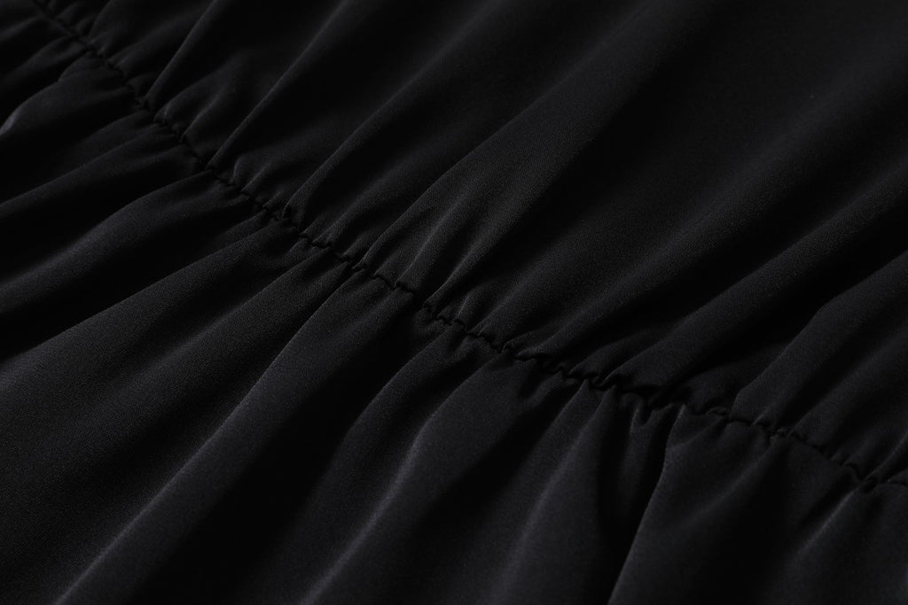 Plus Size Black Peplum Blouse