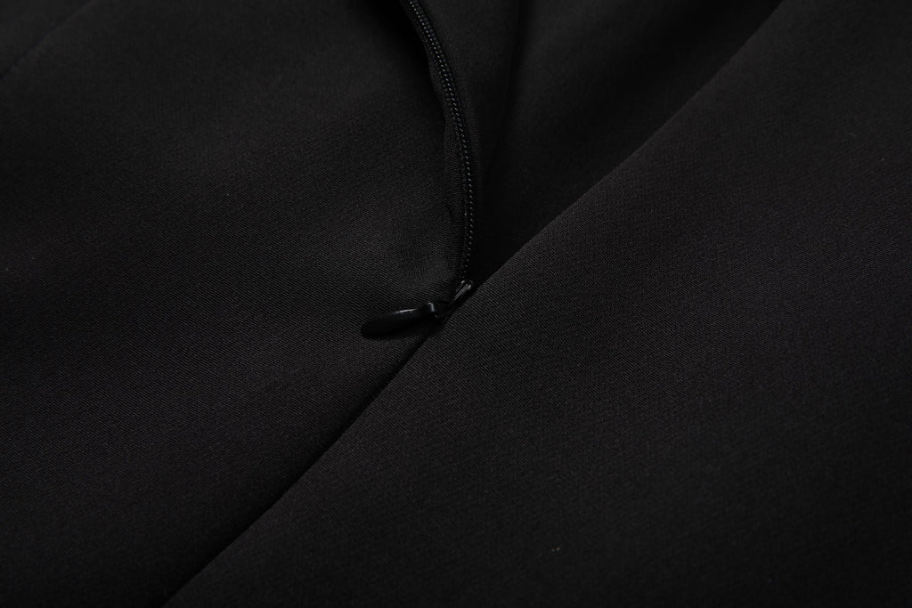 Julane Plus Size Black Shift Shirt Dress