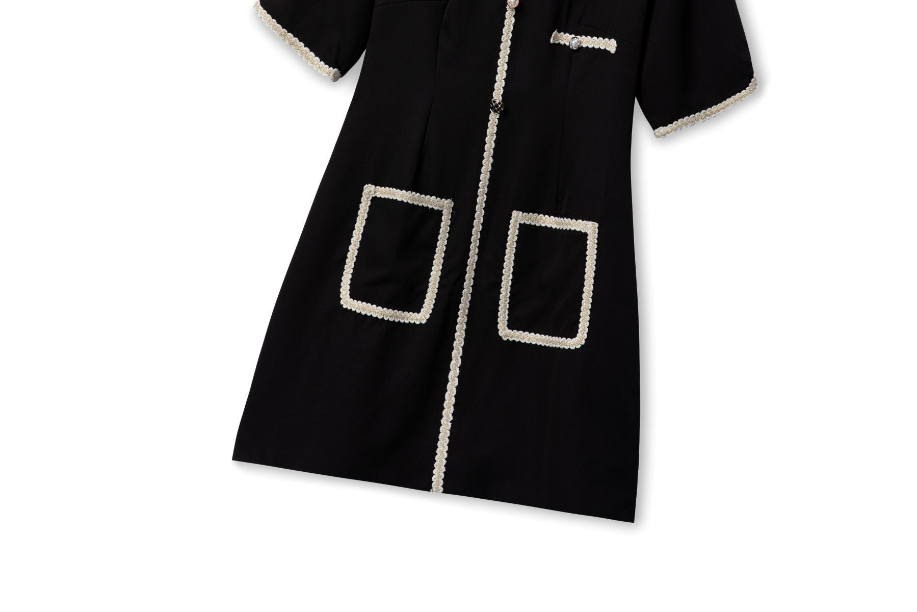 Julane Plus Size Black Shift Shirt Dress