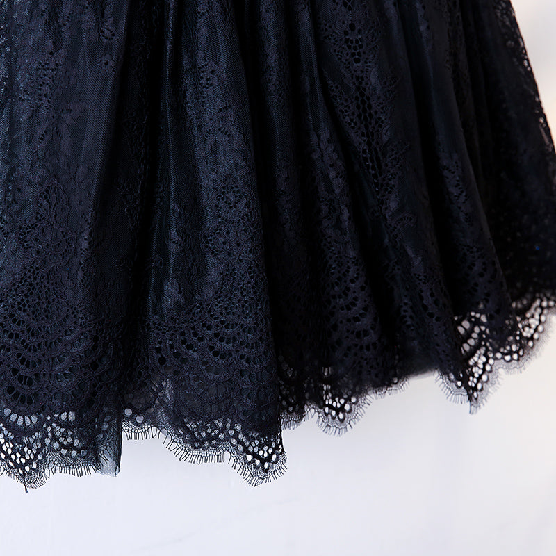 Plus Size Black Short Formal Dress