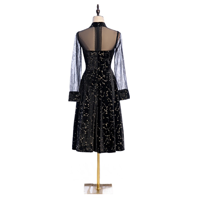Plus Size Black Sweetheart Cocktail Dress