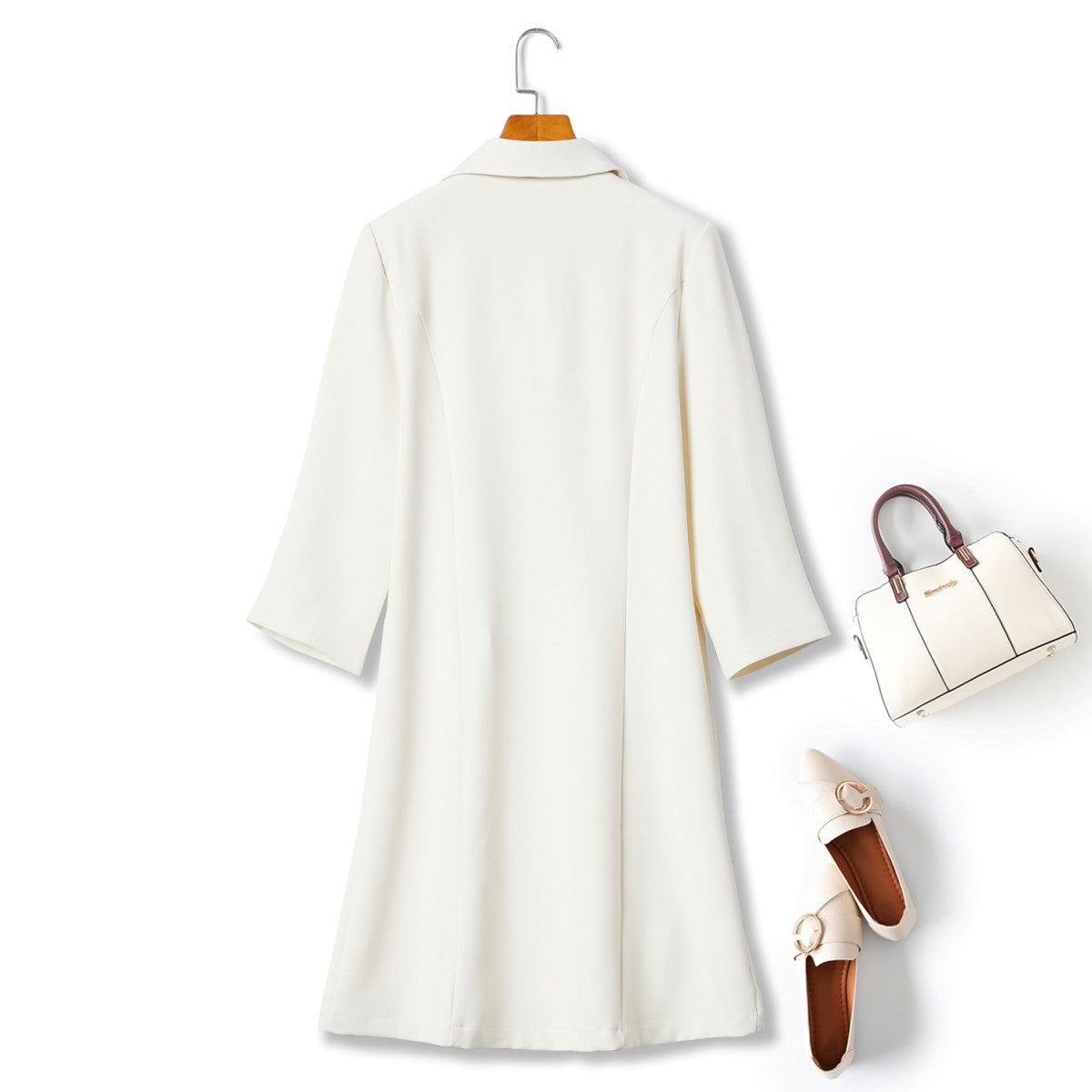 Plus Size Blazer Shirt Dress