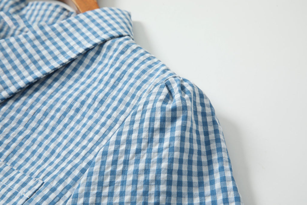 Inaya Plus Size Blue Shirt Dress