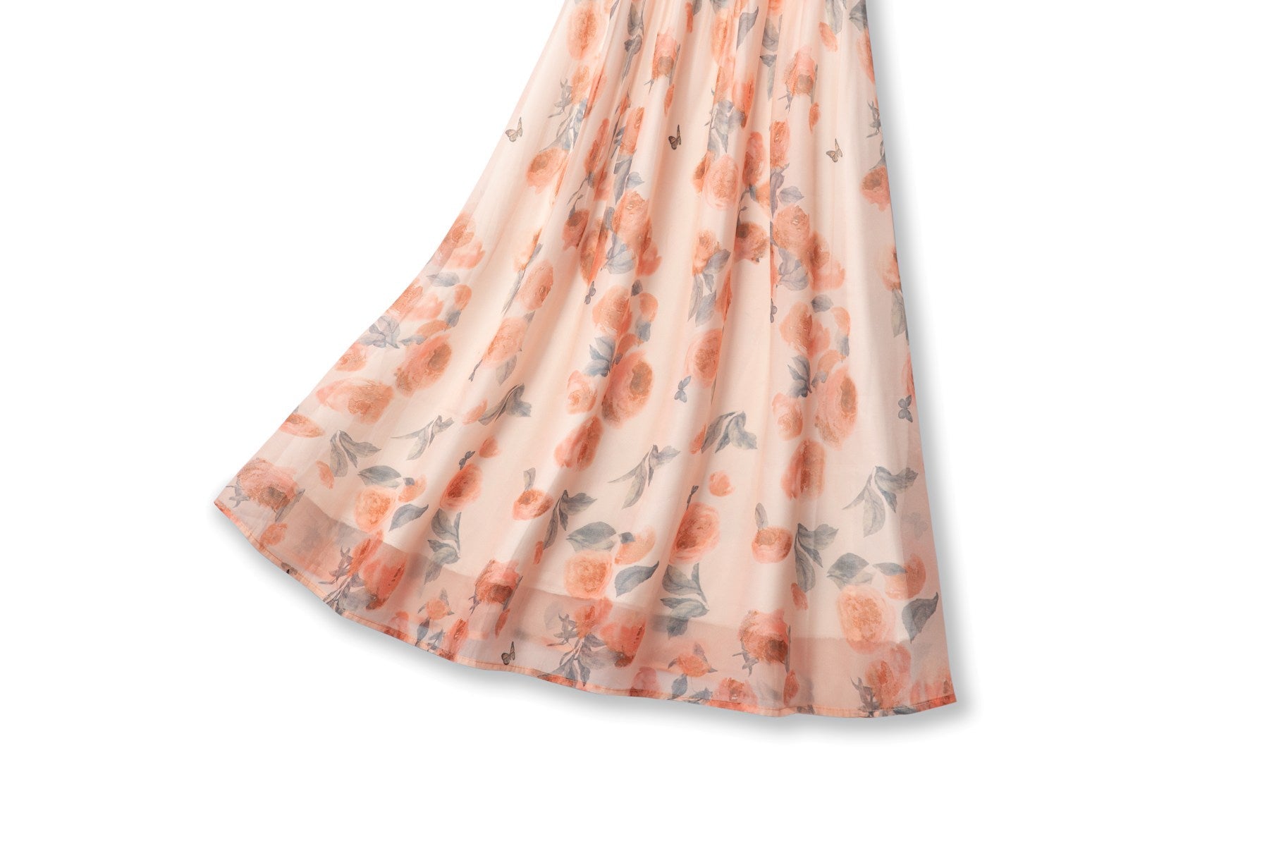 Rosalie Plus Size Floral Garden Midi Dress