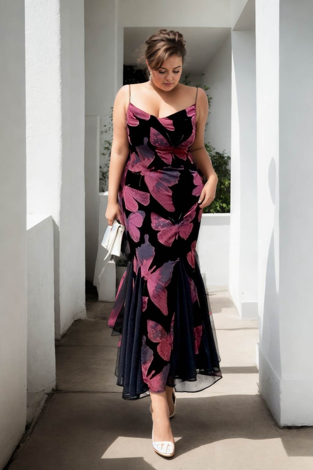 Melyne Plus Size Butterfly Fairy Dress