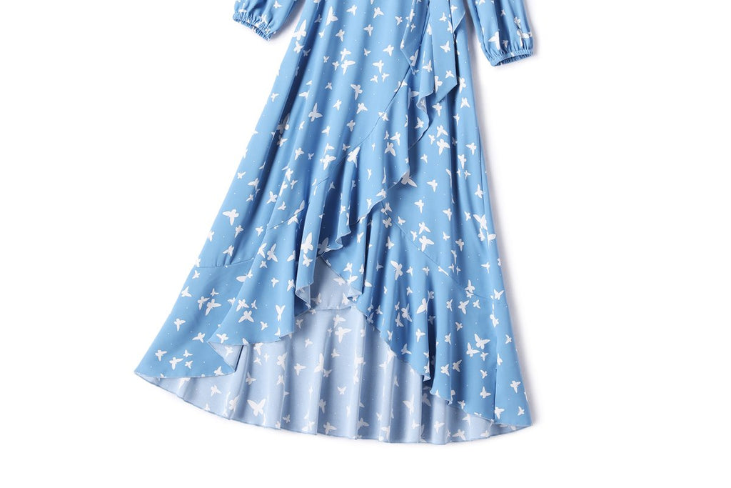 August Plus Size Butterfly Maxi Dress