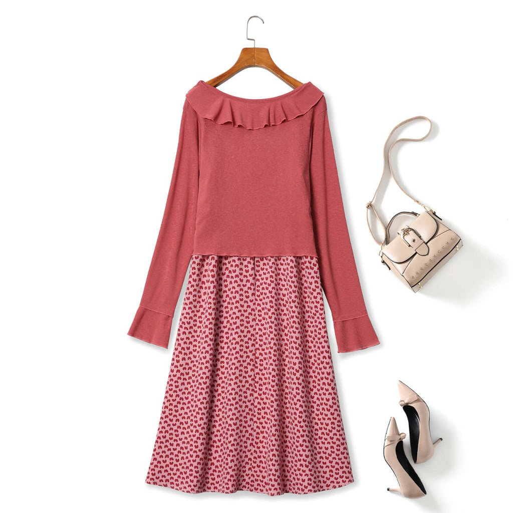 Plus Size Cardigan and Dress Set