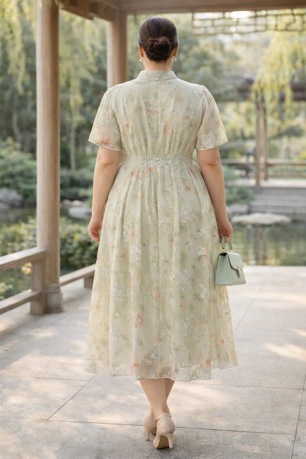 Mirelle Plus Size Cheongsam Dress
