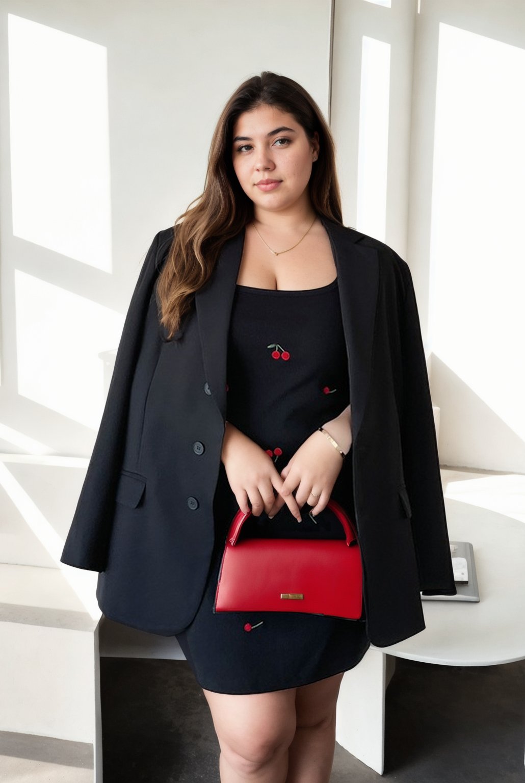 Chloé Plus Size Cherry Tank Dress