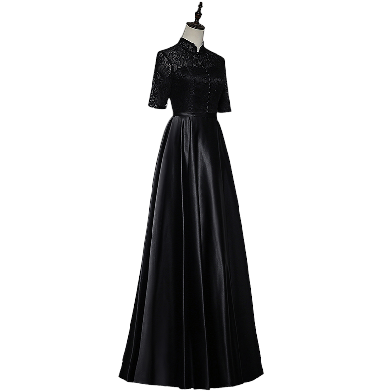 Plus Size Chinese Collar Cheongsam Evening Dress