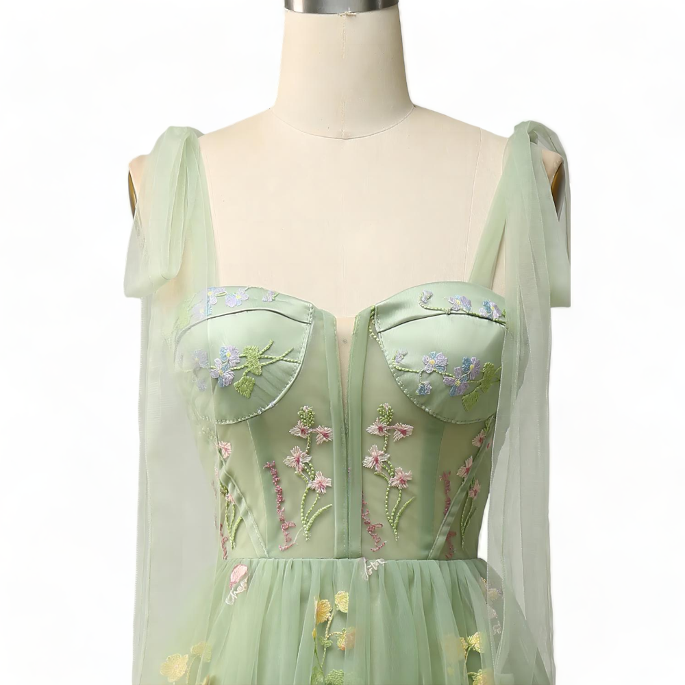 Eleanor Plus Size Corset Evening Dress