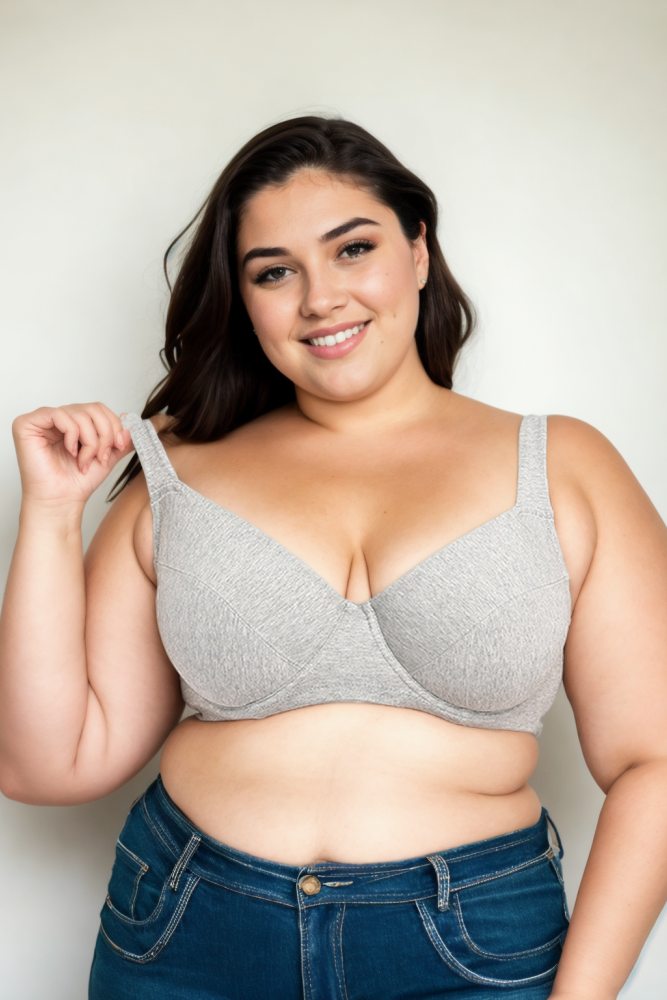 Alia Plus Size Cotton Underwire Bra