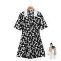 Plus Size Dog Print Romper