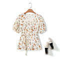 Ethelle Plus Size Rabbit Wrap Top