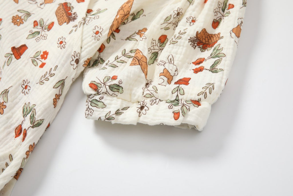 Ethelle Plus Size Rabbit Wrap Top