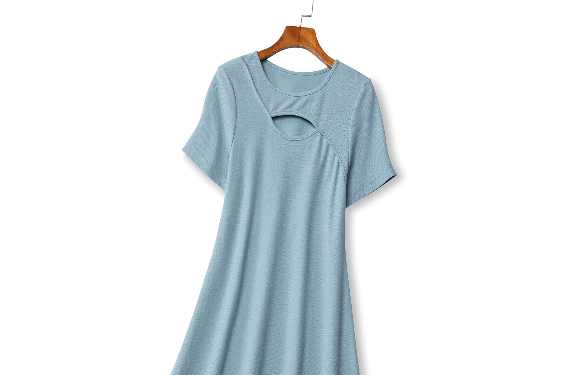 Plus Size Cut Out T Shirt Dress